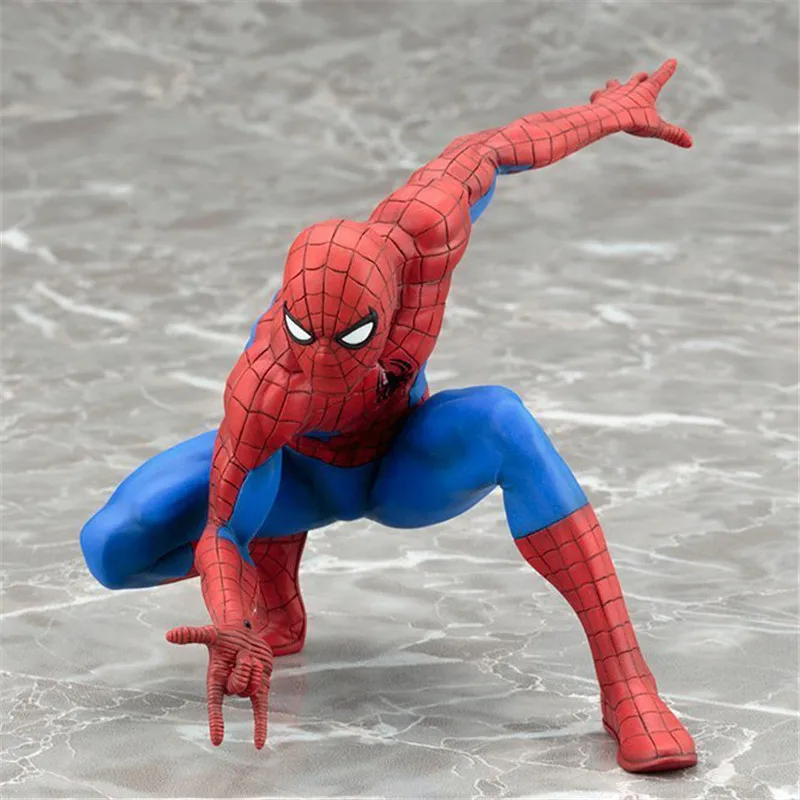 

Cheng yuan Anime KOTOBUKIYA artfx + Marvel Red Amazing Spider-Man Garage Kit Decoration