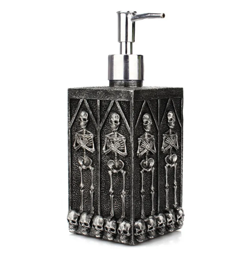 New Skeleton Creative household products,multi- faceted skull liquid storage bottles Bathroom hand sanitizer Soap bottle 460ml