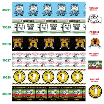 

Free shipping 50 yard per size cartoon ribbon printed grosgrain ribbon 39329