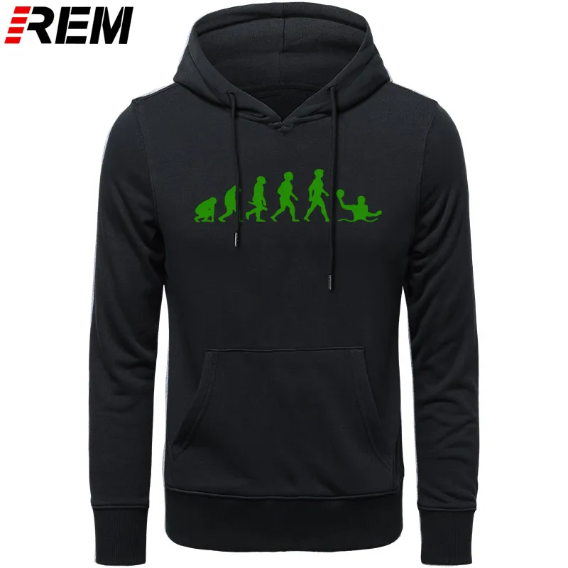 Худи rem Evolution, ватерполо, мужская мода, длинный рукав, o-образный вырез, хлопок, забавные, крутые мужские топы, Толстовки, Толстовки
