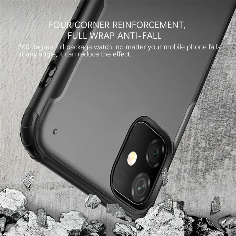 Противоударный резиновый ЖЕСТКИЙ чехол из поликарбоната для IPhone 11 Pro Max Роскошный чехол для IPhone 11 Pro