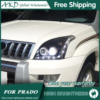 

Headlights For Car Toyota Prado LC150 2004-2009 DRL Day Running Light Head Lamp LED Bi Xenon Bulb Fog Light Tuning Car Accessory