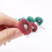 12 шт./компл. шлифовальный инструмент для удаления ржавчины шлифовальная ткань для полировки волокна абразивные колодки с фокусным расстоянием 25 мм ручной Мощность инструменты аксессуары