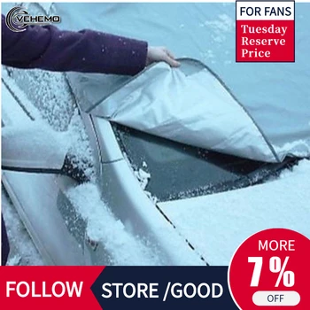 

Car SunShade Windshield Sunshade Portable Auto Sun Visor Truck Car Windshield Front Window Snow Winter Durable Silver