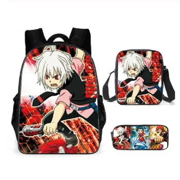 

Beyblade Burst 3Pcs Set Printing Backpack Student School Shoulder Pencil Bag Satchel Laptop Rucksack Teenager Travel Gift