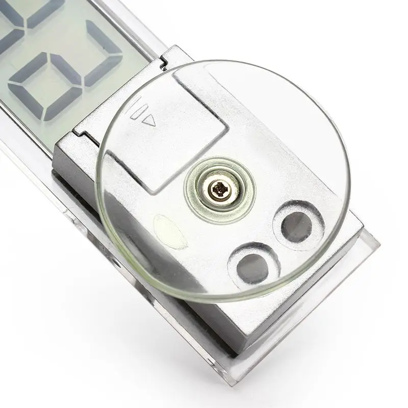 ЖК-дисплей цифровые электронные часы с присоской светодиодный для всех автомобилей Крытый открытый дом