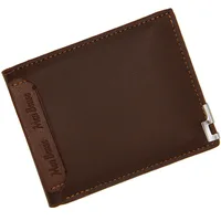 Multifunction Fashion Iron Credit Card Holders Leather Wallets 5