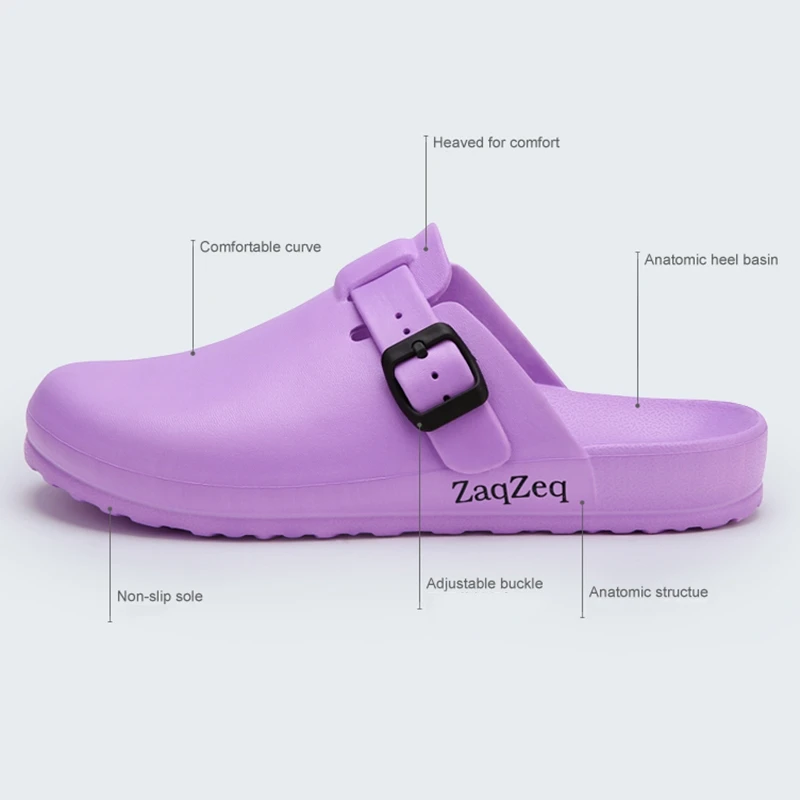 Women Casual Slippers Medical Doctors Nurses Surgical Shoes Work Flat Slippers Operating Room Lab Slippers Ladies Fashion Shoes