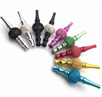 

5 Pcs/Lot Laser Hookah Alloy Tips Hookah Mouthpiece Shisha Smoking Filter Holder Nargile Chicha Pipe Holder,wholesale