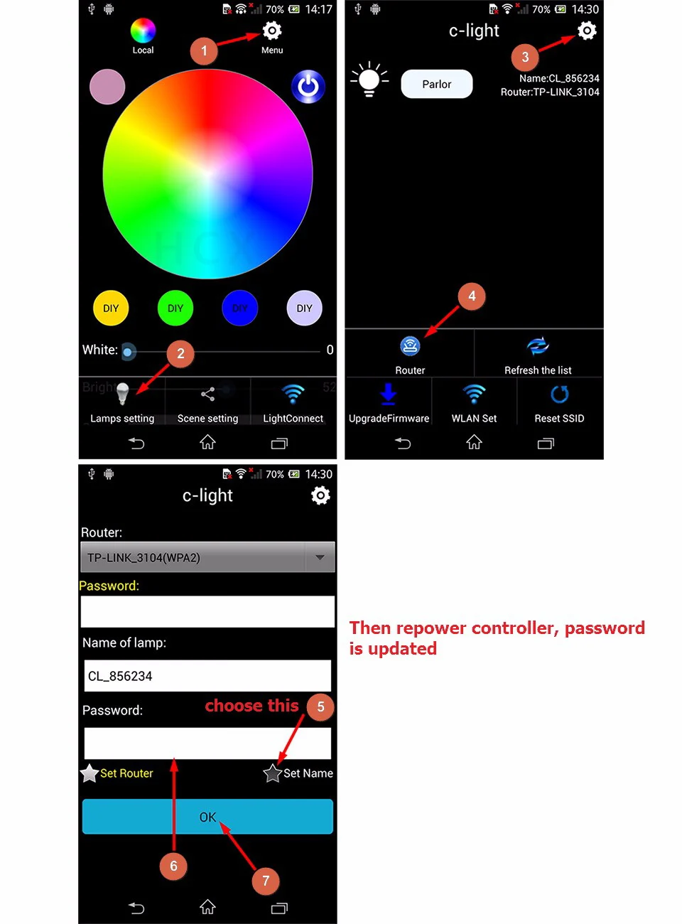 H802 WiFi RGBW светодиодный контроллер iOs Android APP контроллер DC5V-24V вход 6A* 4CH выход для RGB RGBW светодиодный светящаяся лента