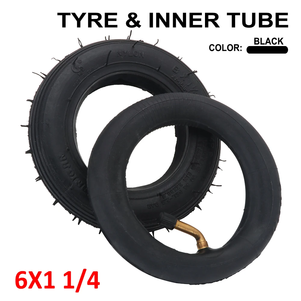 6X1 1 4 Motorcycle 10 x 2.5 10x2 4.10/3.50-4 3.00-4 Inch Inner Outer Tire Tyres Tube For ATV Electric Gas Scooter Wheel Wheelchair Moped - Цвет: 6X1 1 4