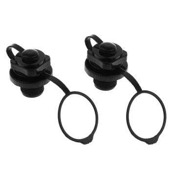 

2 Pieces Boat Air Valve PVC Durable Air Gas Valve Cap Replacement for Inflatable/ Fishing Boat / Dinghy / Kayak / Canoe