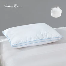 Peter Khanun 100% Goose Down Pillow Neck Pillows For Sleeping Neck Protection Bed Pillows 100% Cotton Shell Soft and Fluffy P11