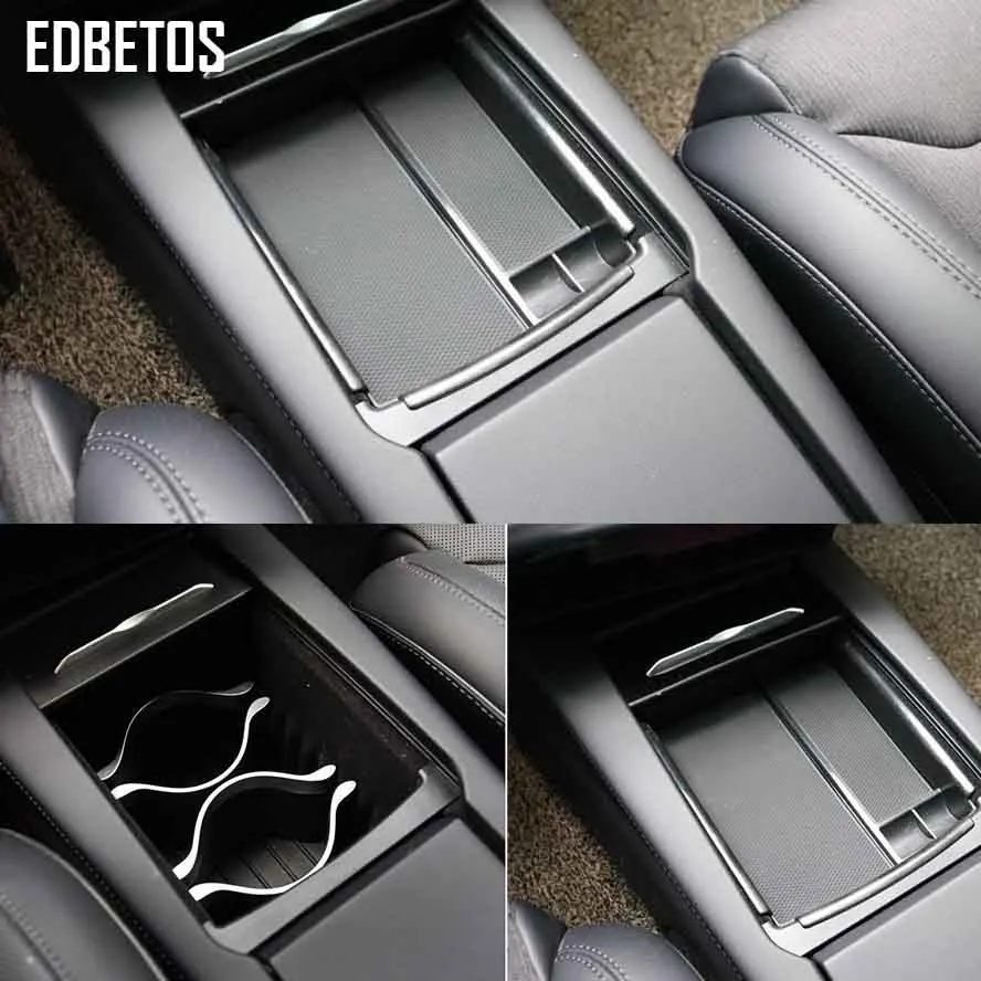 Подлокотник вторичный бардачок для Tesla модель X центральная консоль Органайзер лоток-Tesla укладка аксессуары для уборки