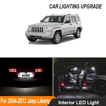 

13Pcs Interior LED Lights Kit Canbus For 2004-2012 Jeep Liberty Map Dome Trunk License Plate Light Car light Source