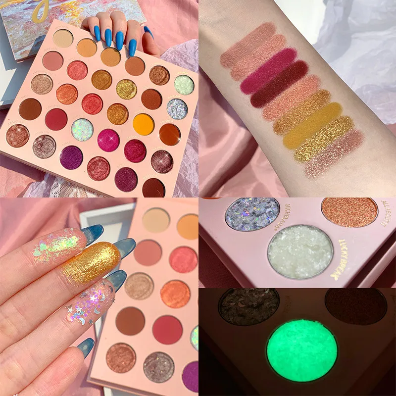 Glamcolour 30 Colors It S All Good Charming Eyeshadow Palette Make Up Palette Matte Shimmer Pigmented Eye Shadow Powder Aliexpress Beauty Health