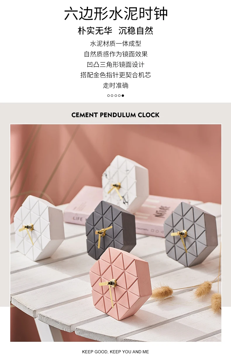 Креативные электронные часы Геометрическая личность домашние ремесла цемент часы украшение для дома гостиная спальня Настольный дисплей