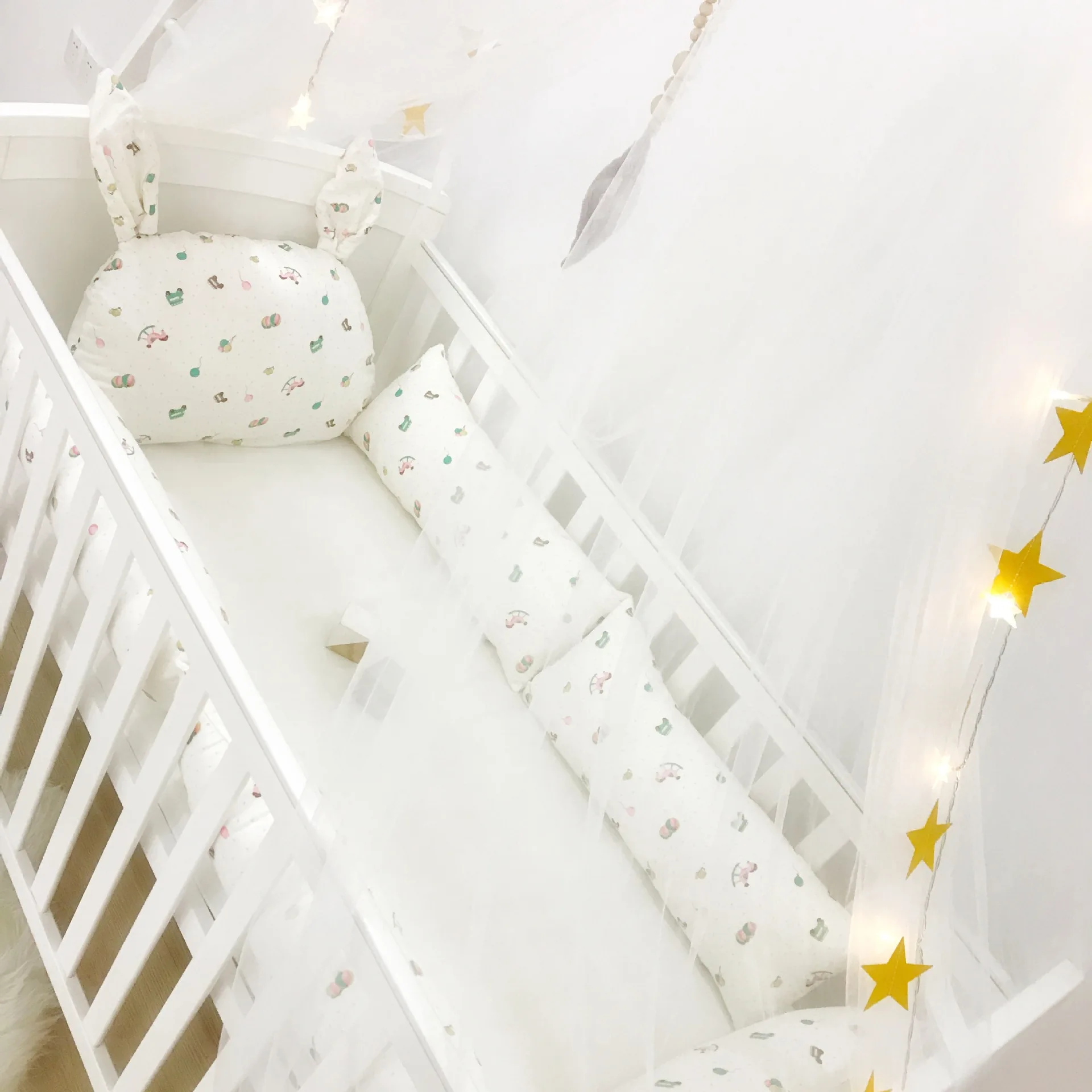 Rabbit Ears Type baby bed bumper Newborn Baby Bedding Set Baby Cot Crib Bumper Baby Decoration Room Baby Nursery Kid Crib Bumper