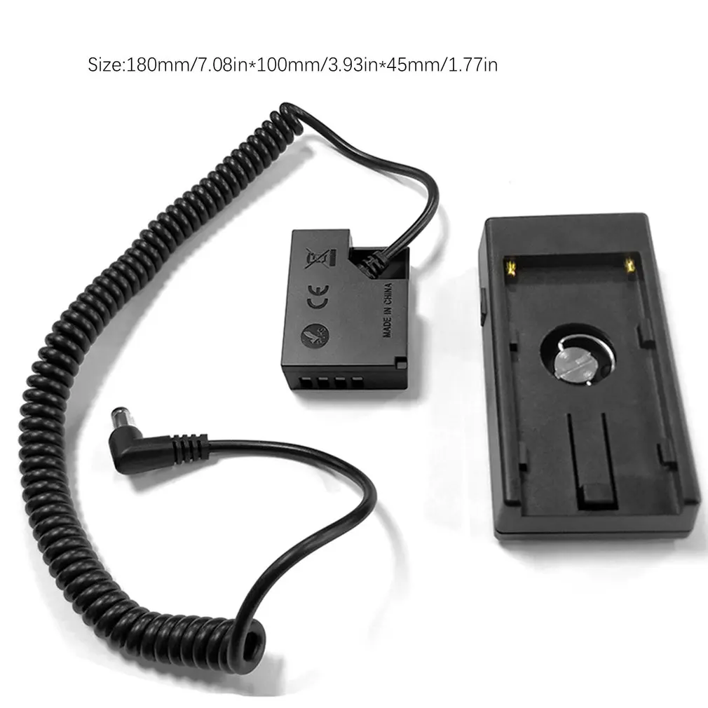 

NP-F970 F750 F550 Battery Holder Mount Plate With W126 Power Connector For Fujifim Camera NP-F970 Gusset + W126 Fake Battery