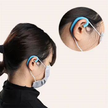 

Silicone Face Mask Ear Hooks Cover Soft Comfortable Ear Protection Hook Earbud Gel Protective Protection Mask Accessories Masque