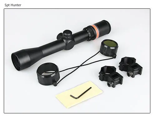 

3-9x40 rifle scope with red fiber sight optical air rifles guns riflescopes hunting gz10267