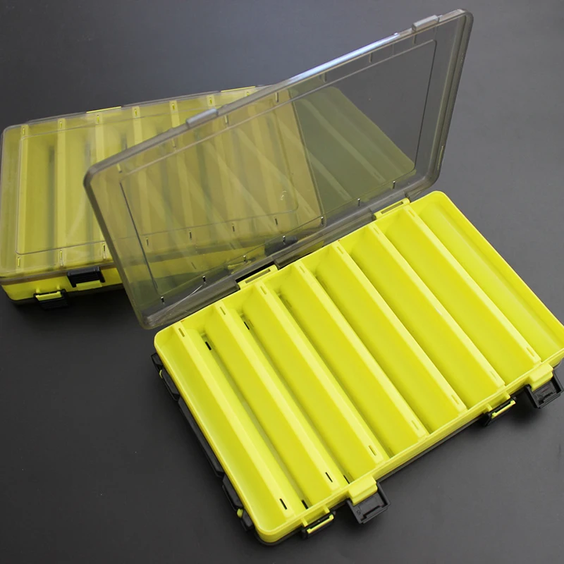 

Quality Fishing Lure Box Double Sided Tackle Box Fishing Lure Egi Squid Jig Pesca Accessories Box Minnows Bait Fishing Tackle Co