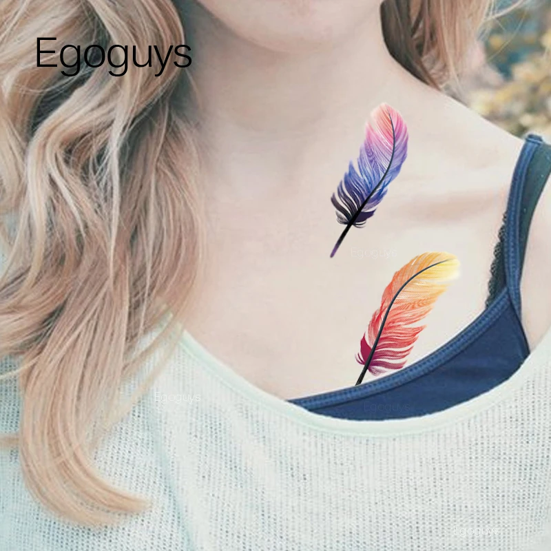 Black Large Rose Peony Temporary Tattoos Waterproof 3D Flower Blossom Fake Tattoo Stickers For Women Girls Lady DIY Body Art 1PC