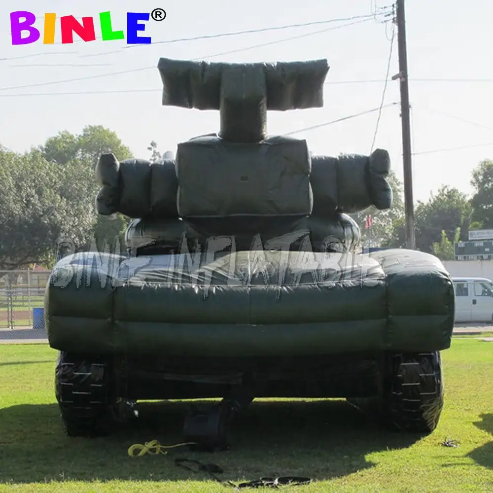Custom-made large inflatable Tank model for outdoor event decoration,inflatable decoy tank for army,Inflatable Military tank 2