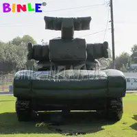 Custom-made large inflatable Tank model for outdoor event decoration,inflatable decoy tank for army,Inflatable Military tank 2