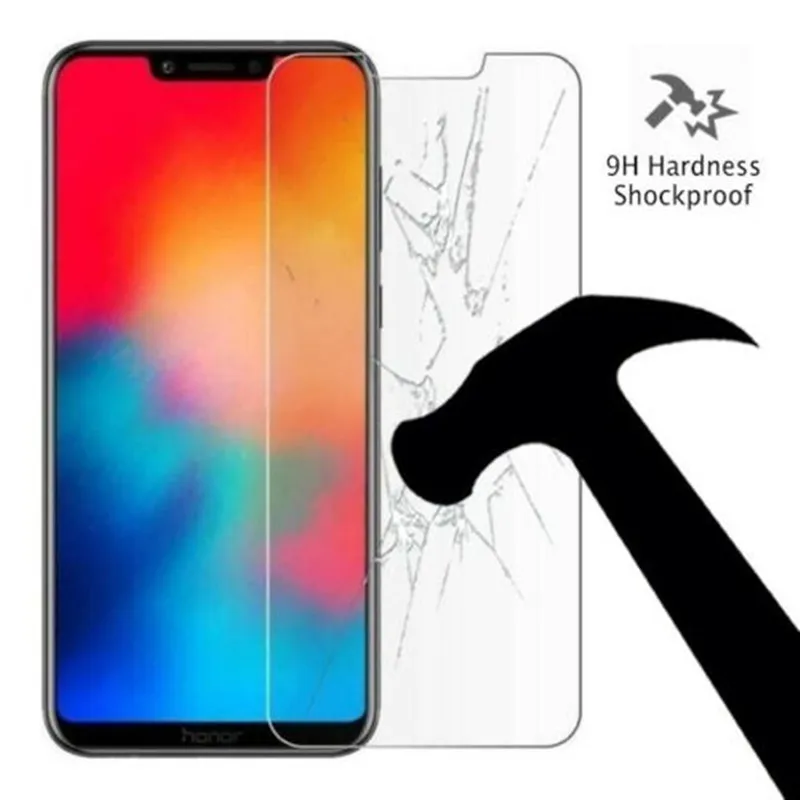 

2Pcs Tempered Glass For Huawei Honor Play HonorPlay 6.3 Screen Protector protective film For Huawei Honor Play 3