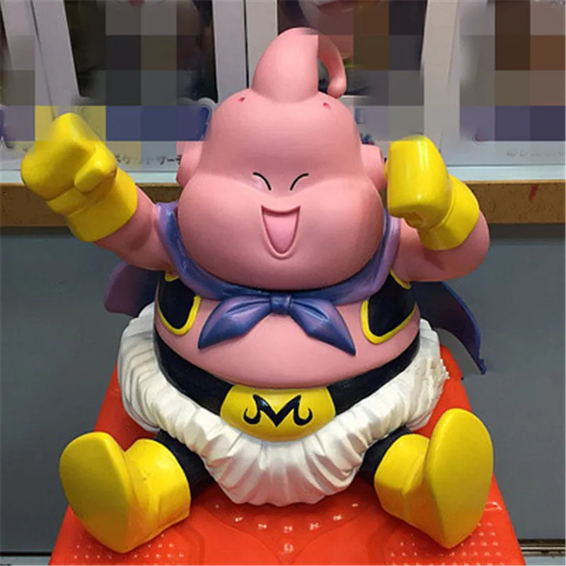 

Dragon Ball Z Last BOSS Sitting Posture Laugh Fat Majin Buu Action Figure Collection Model Toy X2838