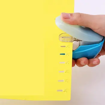 

No Nails Stapling Machine Mini Cute Book Stapler No Stapleless Stapler Staples Paper Staple required Without Stapler Stapli P9D7