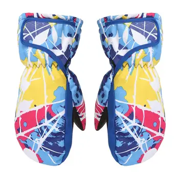 

1Pair Windproof Waterproof Kids Winter Warm Mittens Children Boys Girls Breathable Ski Snowboard Gloves