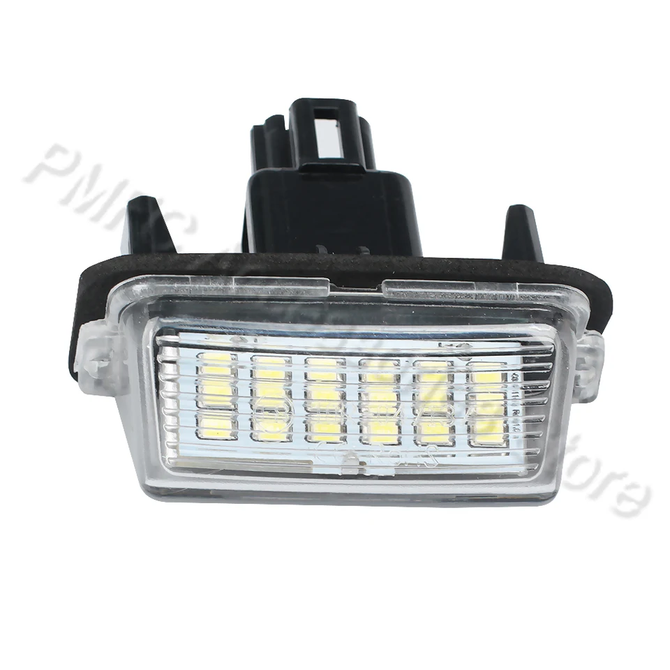 Reminnbor Luci Targa A LED Per Toyota: Yaris 2015, Corolla 2014, Camry 2012-2015 (1 Paio, Bianco)