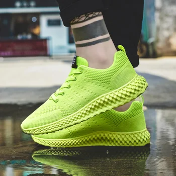 

Running shoes 2019 autumn new men women couple shoes breathable sneakers comfortable lace-up shoes sports shoes large size 38-47