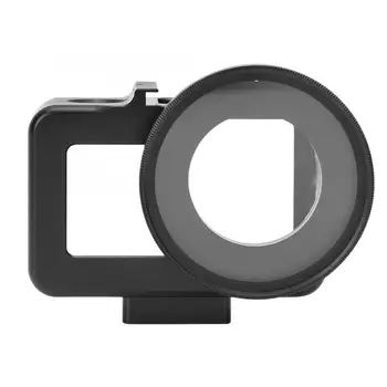 

Aluminum Alloy Protective Frame Shell Case for DJI Osmo Action with Lens Cap Cover 52mm UV Lens