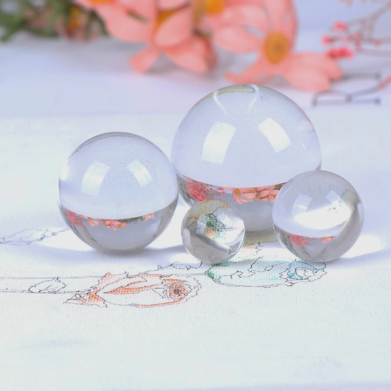 写真用水晶玉,風水魔法のガラス玉,家の装飾,60/70/80mm - AliExpress