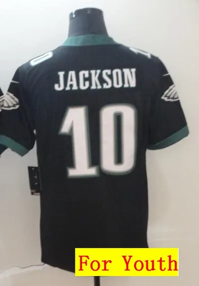 Все сшитые мужские wo Мужские Молодежные Детские th Philadelphia DeSean Jackson 10 3 Carson Wentz 11 Джерси - Цвет: As photo