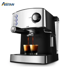 Mini cafetera automática eléctrica MD2007, cafetera Espresso de 220v para tienda con piezas