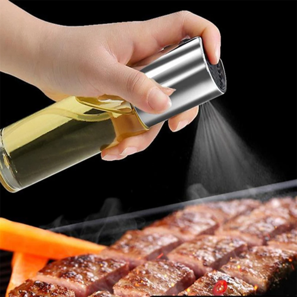 Pulverizador De Aceite De Cocina – Capacidad 210 Ml, Material PP Grado Alimenticio, Transparente, A Prueba De Fugas, Para Ensaladas Y Asados