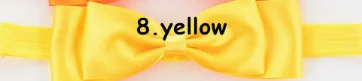 Factory direct children's hair band Princess double red bow hair rope baby headband full moon - Color: 8