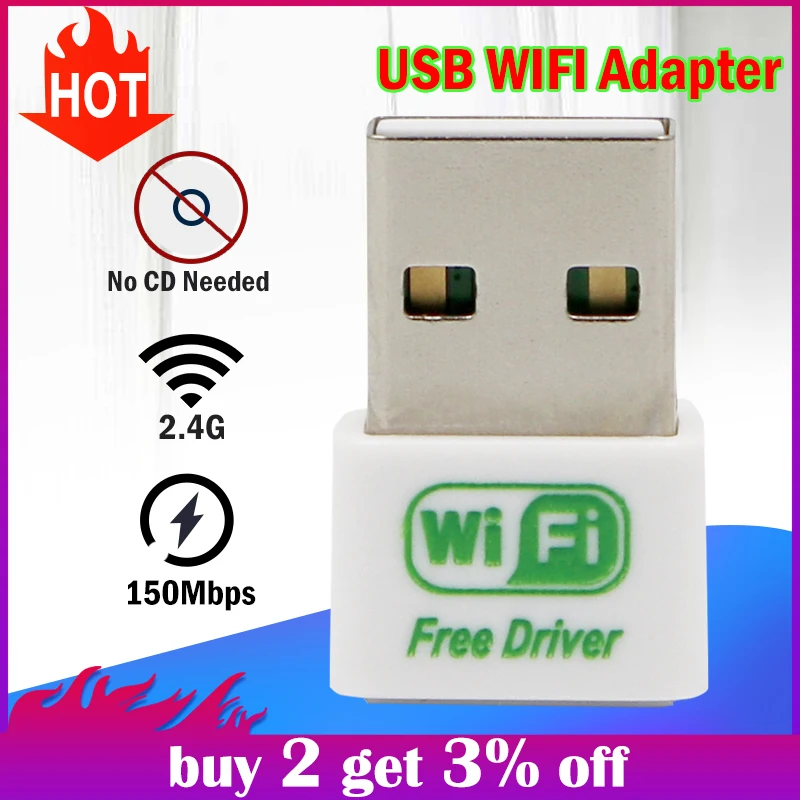 Usb wi fi адаптер для ноутбука 802.11n 2 4 ГГц 150 Мбит/с|3G модемы| |