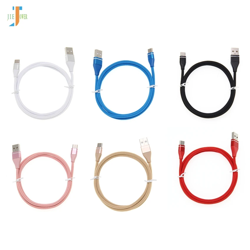 

100pcs/lot USB Type C Cable for Xiaomi Redmi K20 Pro USB C Mobile Phone Cable Fast Charging Type C Cable for Samsung S8 Huawei