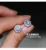 S925 Стерлингового Серебра Цвет Простой Круглый Bling CZ Циркон Камень Серьги Гвоздики Модные Ювелирные Изделия Корейские Серьги для женщин Девушка