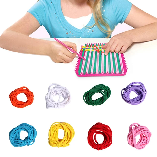 96 Pieces Loom Potholder Loops Weaving Loom Loops Weaving Craft Loops with  Multiple Colors for DIY Crafts Supplies - AliExpress