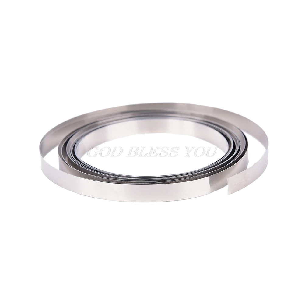 1Pcs 1M 8mm x 0.15 Pure Ni Plate Nickel Strip For Li 18650 Battery Spot Welding