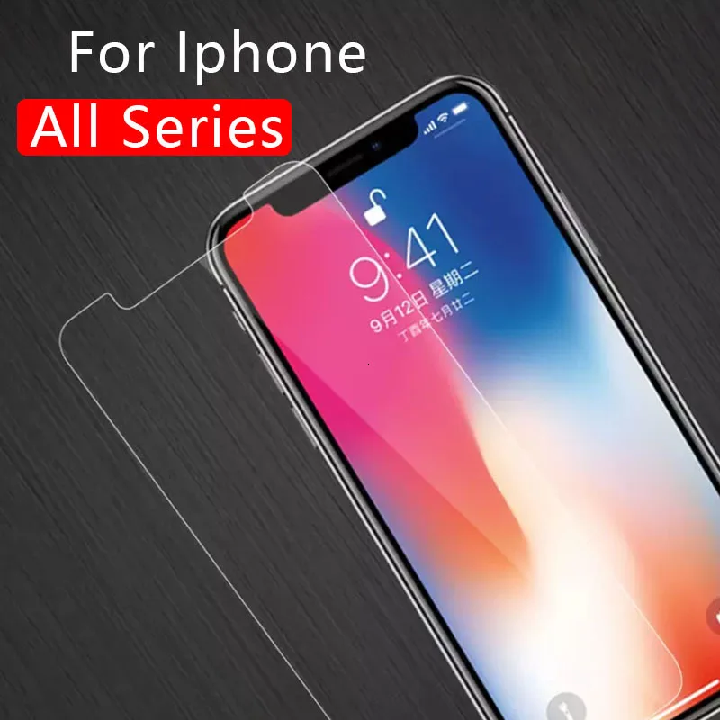 Защитный чехол закаленное стекло 9h для Iphone 6 s 5 S E Se S5 S6 7 8 Plus X Xs Max Xr 5c|Бамперы| |