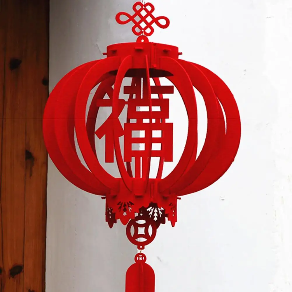 Eye-catching Kids Gift Interactive Chinese New Year Palaces Lantern Kit Fu Character for Party Decor | Дом и сад