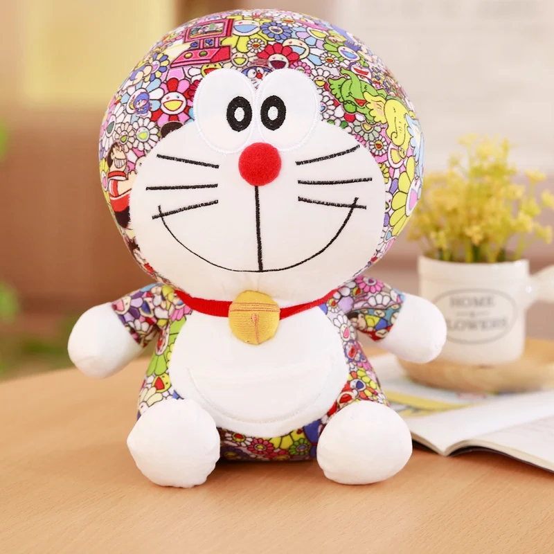 25 см хит продаж милые плюшевые игрушки Doraemon мягкие куклы с милыми кошками детские