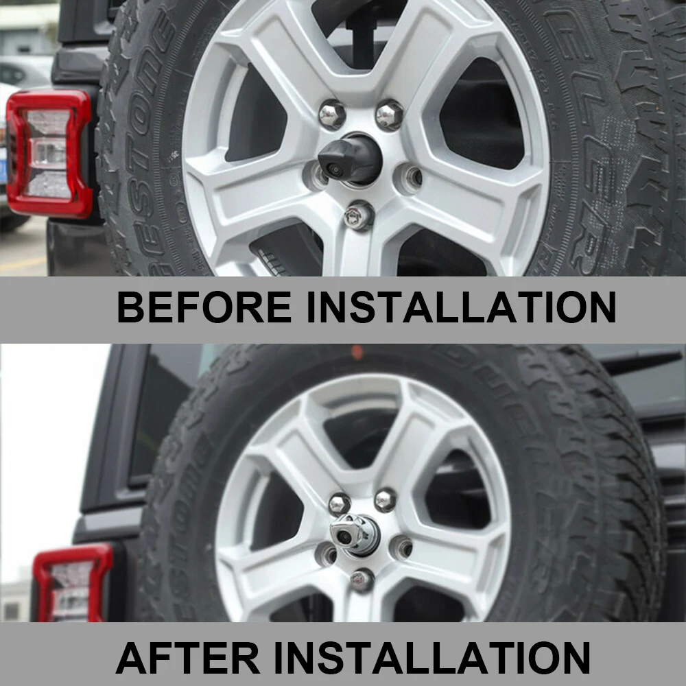 Для Jeep Wrangler JL задняя рамка для камеры декоративная накладка хром